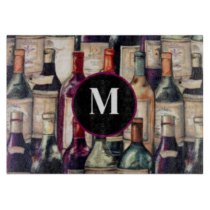 À Découper Planche de coupe en verre pour les amateurs de vin