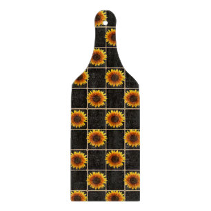 À Découper Planche de coupe en verre Tournesol