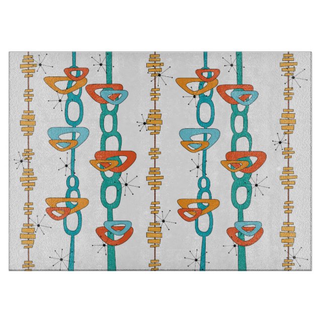 À Découper Planche de coupe moderne en verre du milieu du siè (Devant)