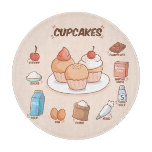 À Découper Planche de découpe de recettes de gâteau