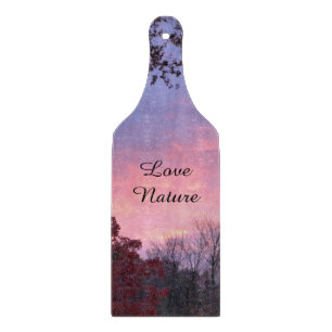 À Découper Plutôt Rose Bleu Sunset Planche Coupe