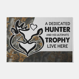 A Dedicated Hunter And His Ultimated Trophy Doormat