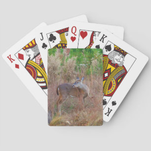 A Deer in the Tall Grass Playing Cards