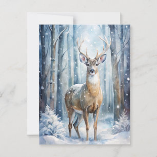 A Deer Postcard
