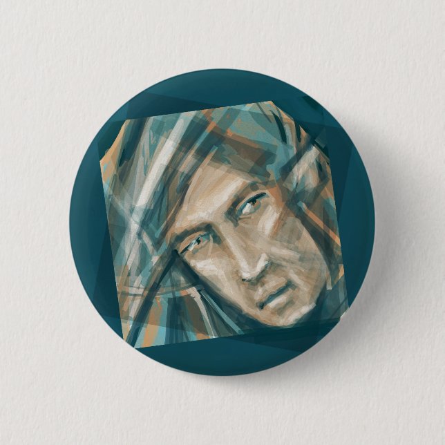 A Defiant Green Elf 2 Inch Round Button (Front)