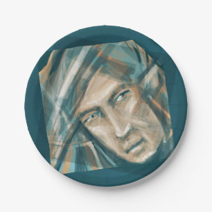 A Defiant Green Elf Paper Plate