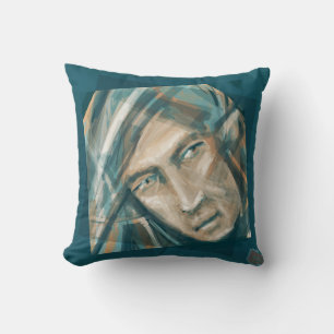 A Defiant Green Elf Throw Pillow