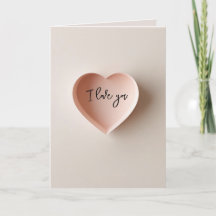 A delicate minimalist heart