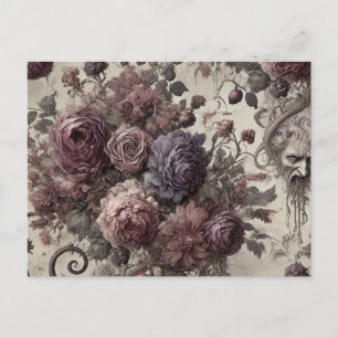 A Delicate Repulsion – Gothic Victorian Holiday Postcard