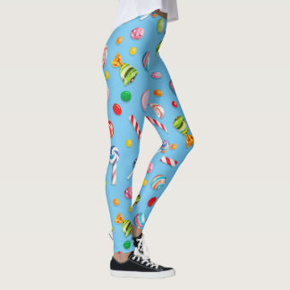 A Delightful Assortment of Sweets Leggings