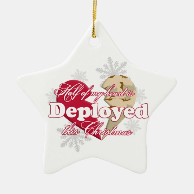 A déployé cet ornement d'étoile de Noël (Devant)