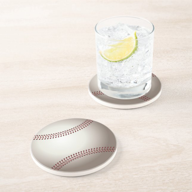A Design of a Base or Soft Ball Coaster (Side)
