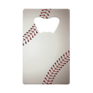 A Design of a Base or Soft Ball Credit Card Bottle Opener