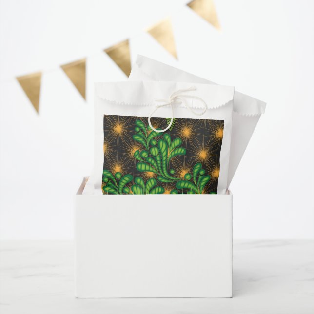 a design of a mirror and some plants favour bag (Party)