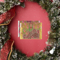 a design of a pink and brown paisley pattern