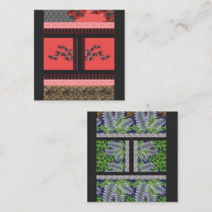 a design of a red and black wallpaper loyalty card