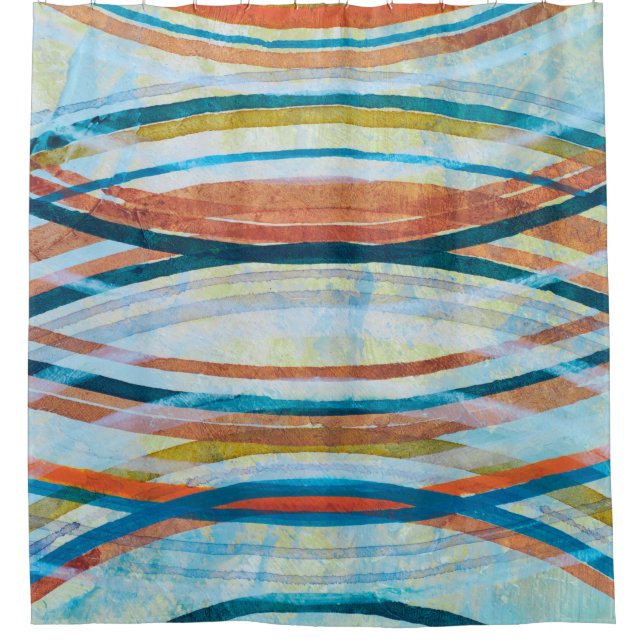 A detail from an abstract painting; concentric rin (Front)