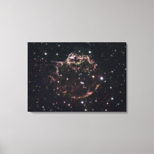 A detailed view at the tattered remains canvas print