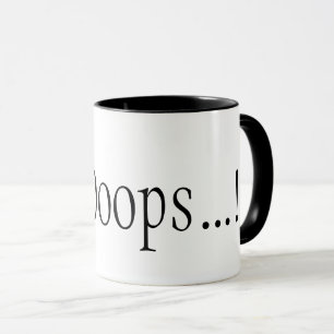 A DevOops...! coffee mug for fearless coders