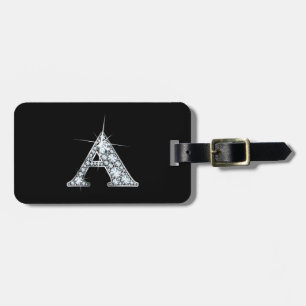 A "Diamond Bling" Luggage Tag
