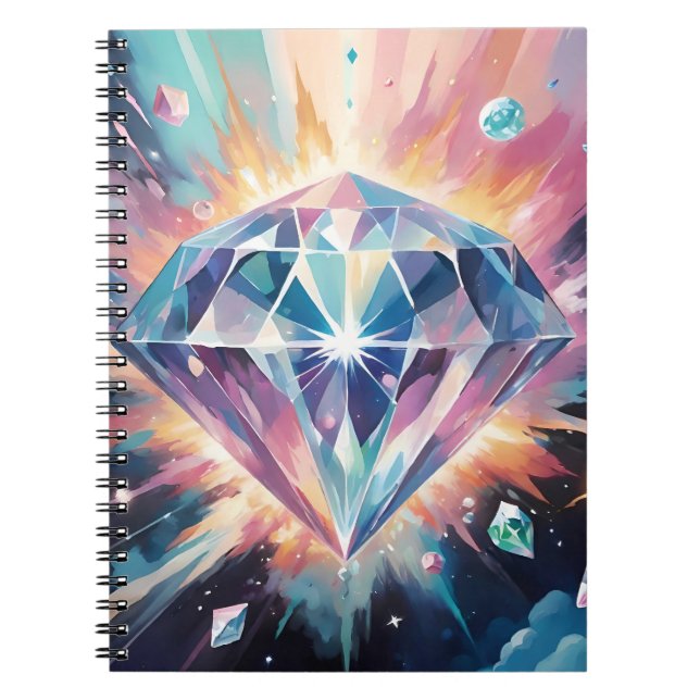 A diamond in space notebook (Front)