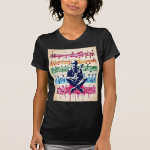 a diatonic scale with musical notations T-Shirt