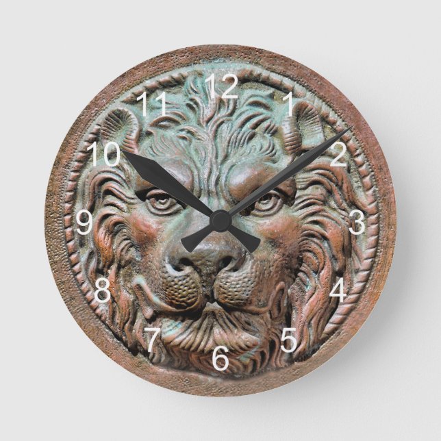 A Dickens Christmas Throwback Round Clock (Front)