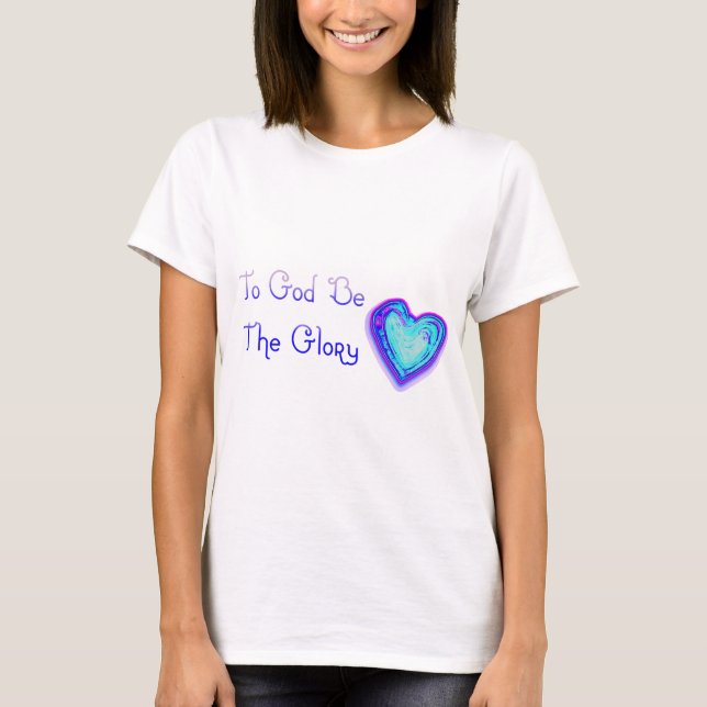 À Dieu soit la gloire - T-shirt femme (Devant)