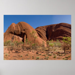 A different and unique view of Ayers Rock Uluru Poster