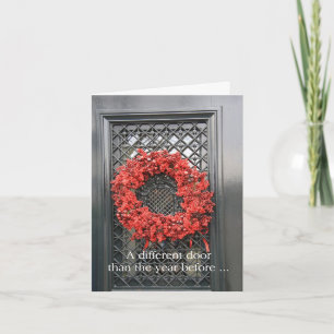 A Different door - New Address Holiday card