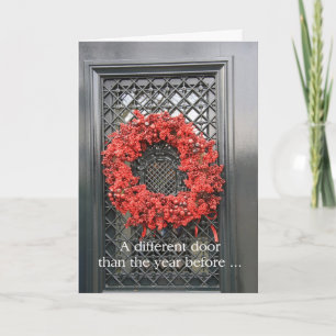 A Different door - New Address Holiday card
