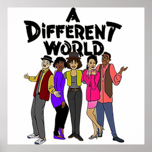 A Different World Black TV Shows TShirt Poster
