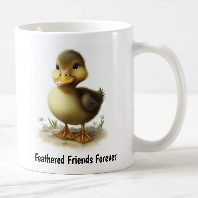 A Digital Painting of a Cute Duck Coffee Mug (Creator Uploaded)