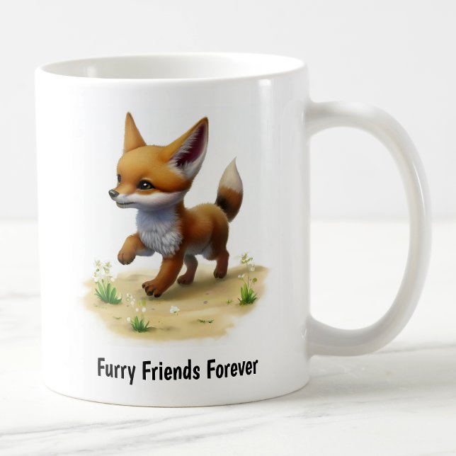 A Digital Painting of a Cute Jackal Coffee Mug (Creator Uploaded)