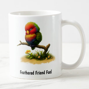 A Digital Painting of a Mount Apo Lorikeet Coffee Mug