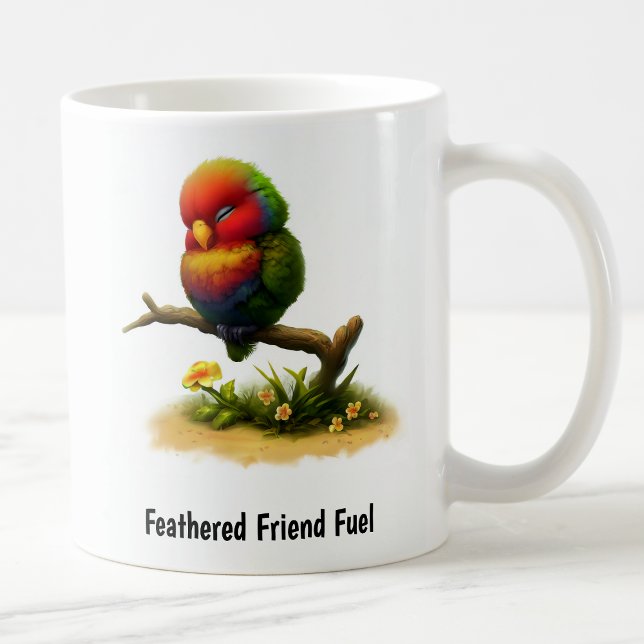 A Digital Painting of a Mount Apo Lorikeet Coffee Mug (Creator Uploaded)