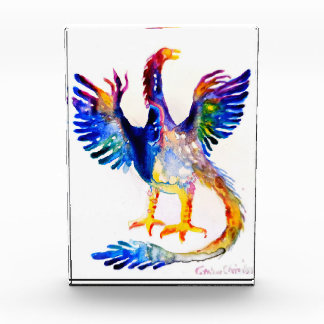 A dinosaut and his dream to fly photo block