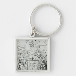 'A Discourse concerning New World Planet' Keychain