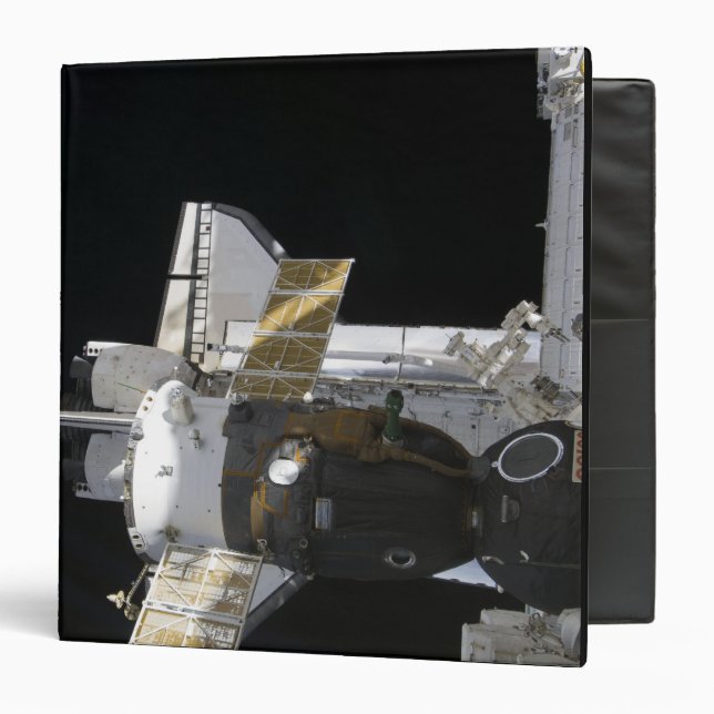 A docked Soyuz spacecraft Binder (Front/Inside)