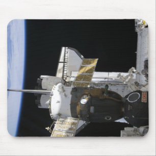 A docked Soyuz spacecraft Mouse Pad