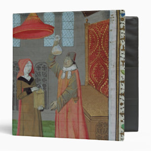 A doctor examining St. Elizabeth's urine Binder