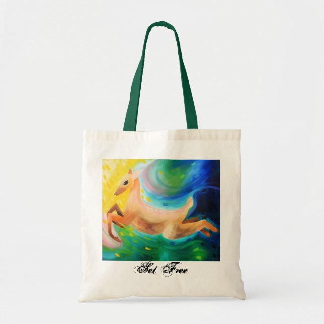 A Doe Set Free Grocery Tote Bag (Front)