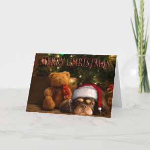 A Dog Is For Life Not Just For Christmas Holiday Card