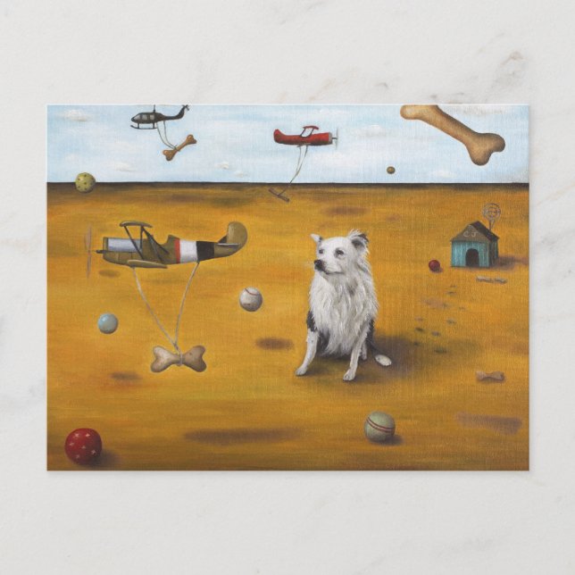 A Dogs Dream Postcard (Front)
