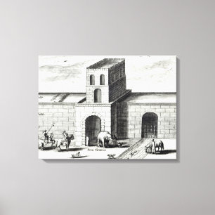 A Doorway in the Great Wall Canvas Print