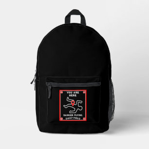 À Dos Imprimé Drôle Randonnée carte cadeau sac