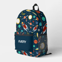 Espace Extérieur Sac Planètes Rockets UFO Galaxy p