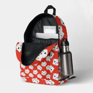 À Dos Imprimé Imprimer le sac de coupe