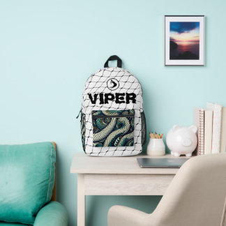 À Dos Imprimé Sac avec motif de serpent