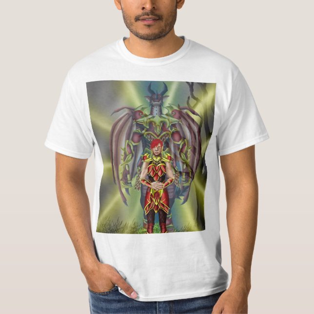 A Dracthyr and  her hidden true self T-Shirt (Front)